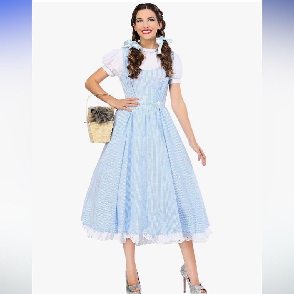 Dorothy Dress- Wizard of Oz Costume- Adult Size Medium